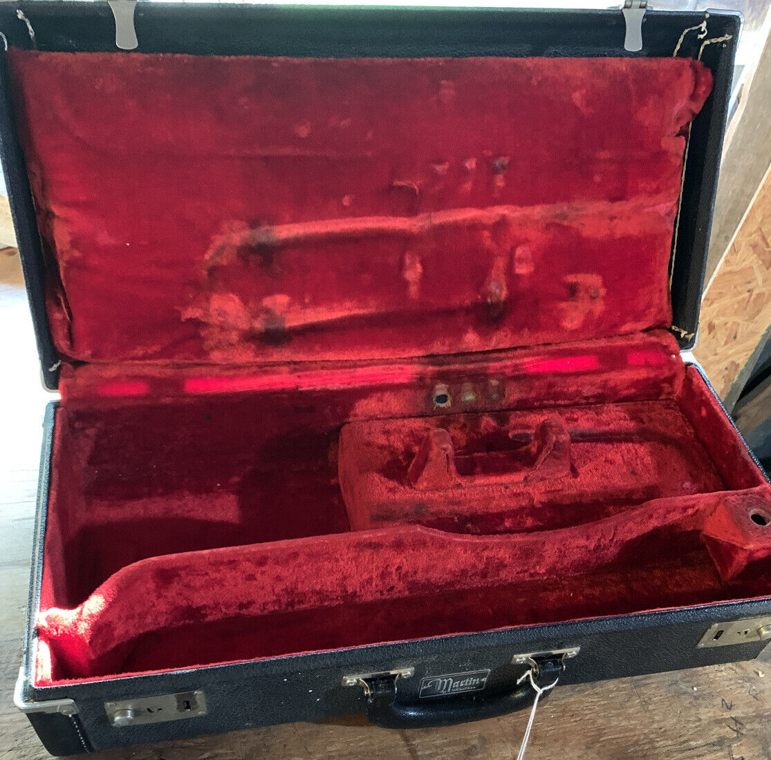 Martin Old Vintage Trumpet Case By Wurlitzer Fair Condition