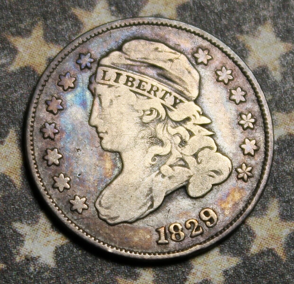 1829 Capped Bust Silver Dime Collector Coin. ***free Shipping***