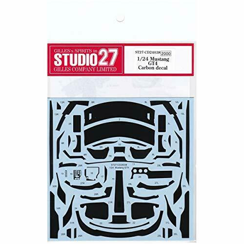 [ Studio 27 ] 1/24 Mustang Gt4 Carbon Decal For Tamiya From Japan 3207
