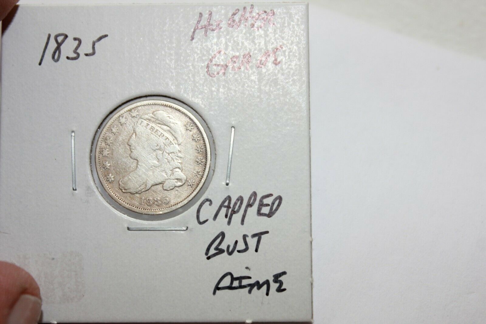 1835   Higher Grade   Capped Bust Dime