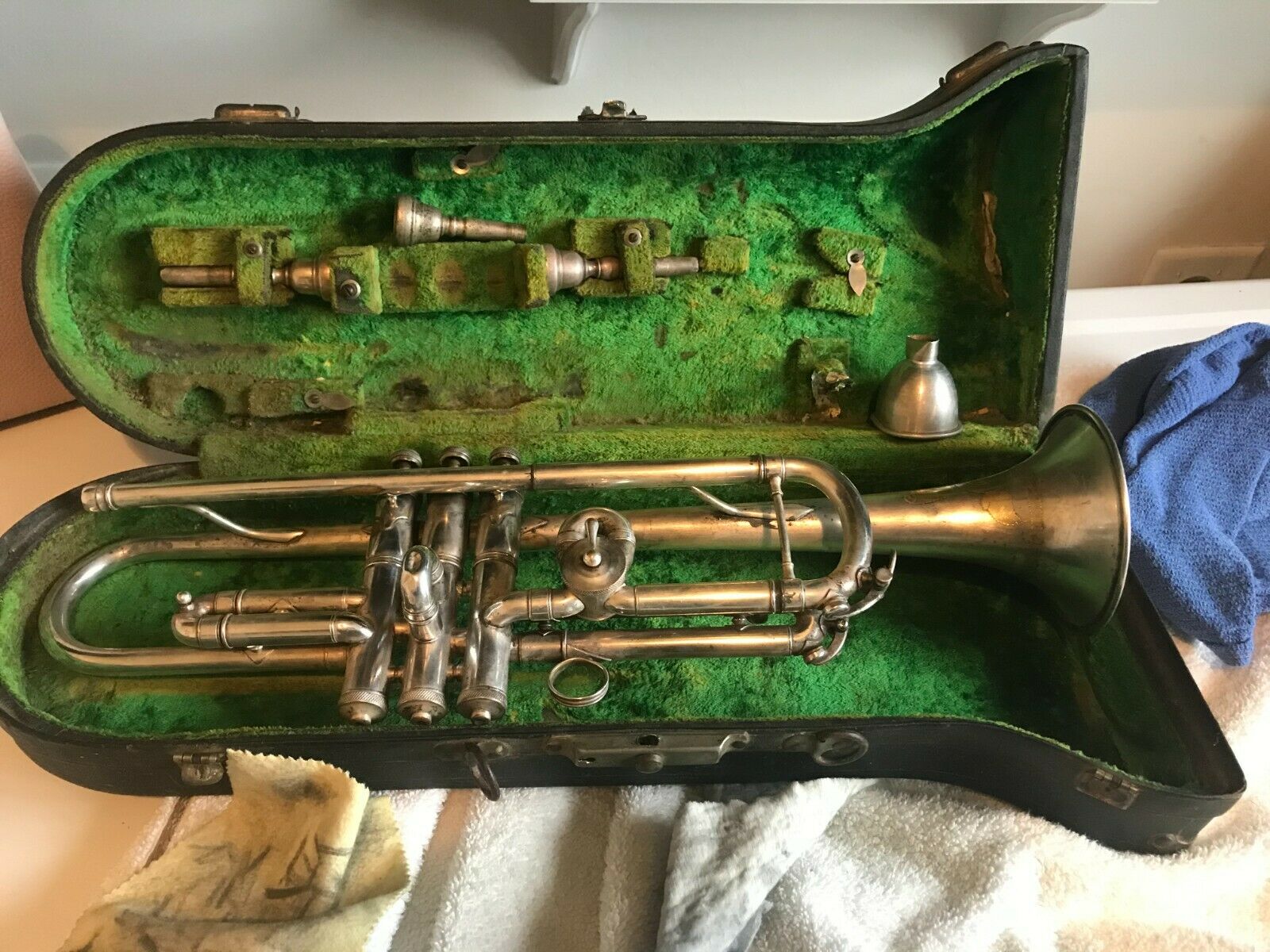 Buescher True Tone 10-22 R Elkhart Trumpet 1920's