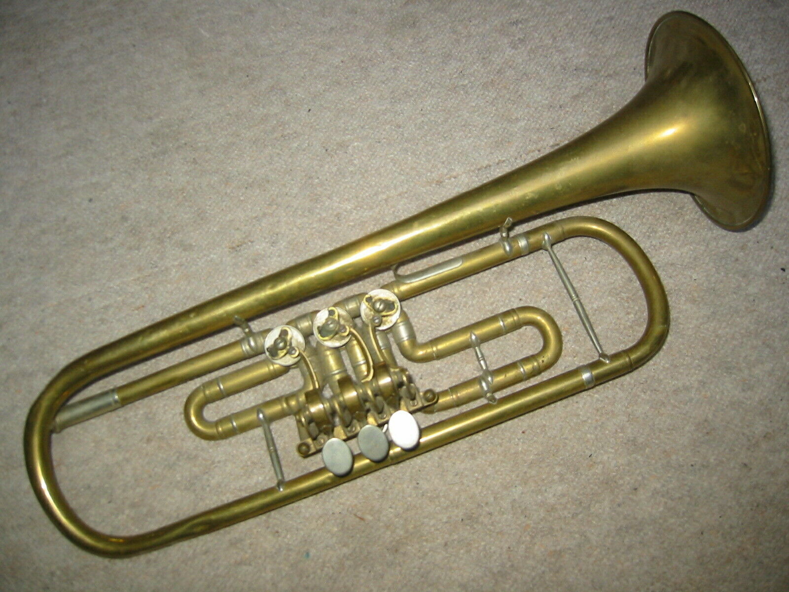 Very Old Rotary Bb Trumpet