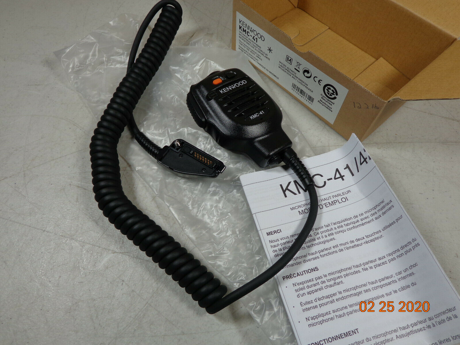 Oem Kenwood Kmc-41 Speaker Microphone For Nx-200 Tk-3140 Tk-5210 Tk-2180 - #c