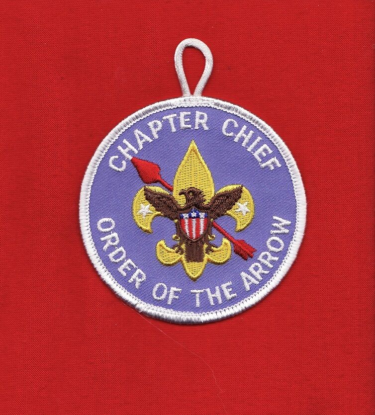 Chapter Chief Oa Lodge Order Arrow Patch Boy Scout Bsa