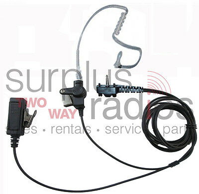 New 2 Wire Surveillance Headset For Vertex Yeasue Radios Vx160 Vx180 Vx210 Vx351
