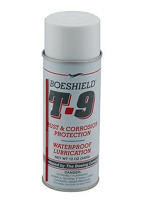 Spray Boeshield Bicycle T-9 Rust Protection Waterproof Chain Lube 12oz T90012
