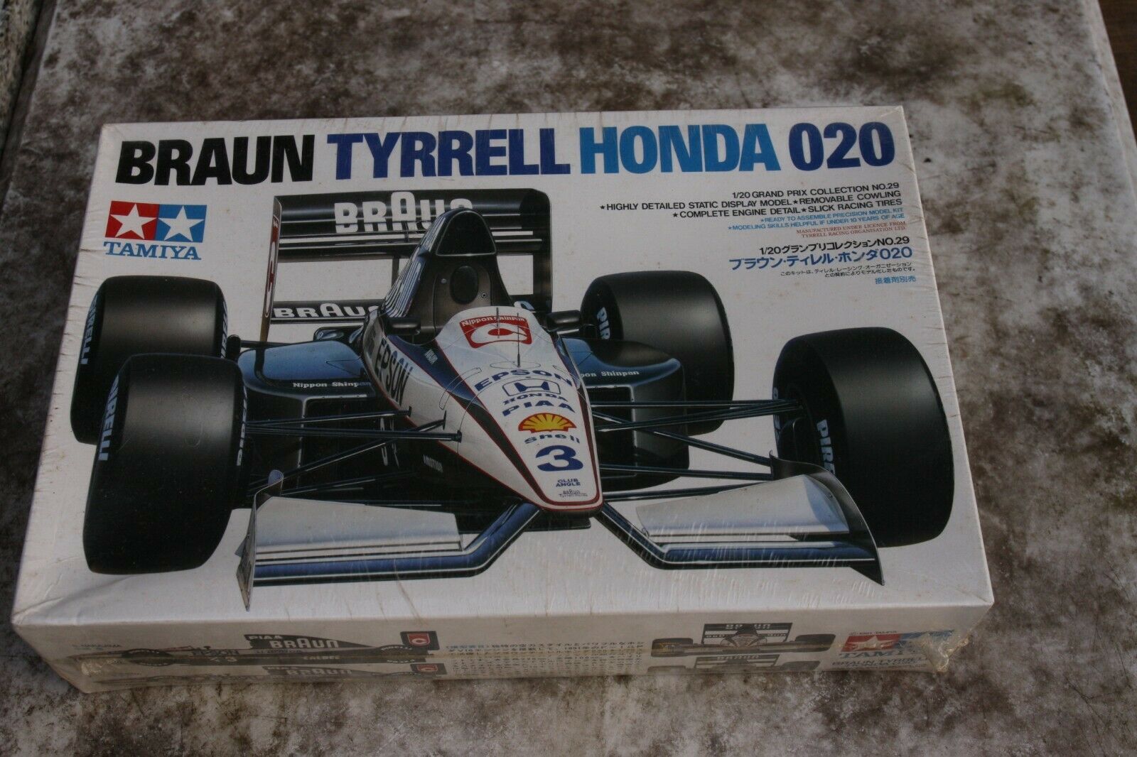 Braun Tyrrel Honda 020 Nakajima Formula 1 1/20 Tamiya Sealed New