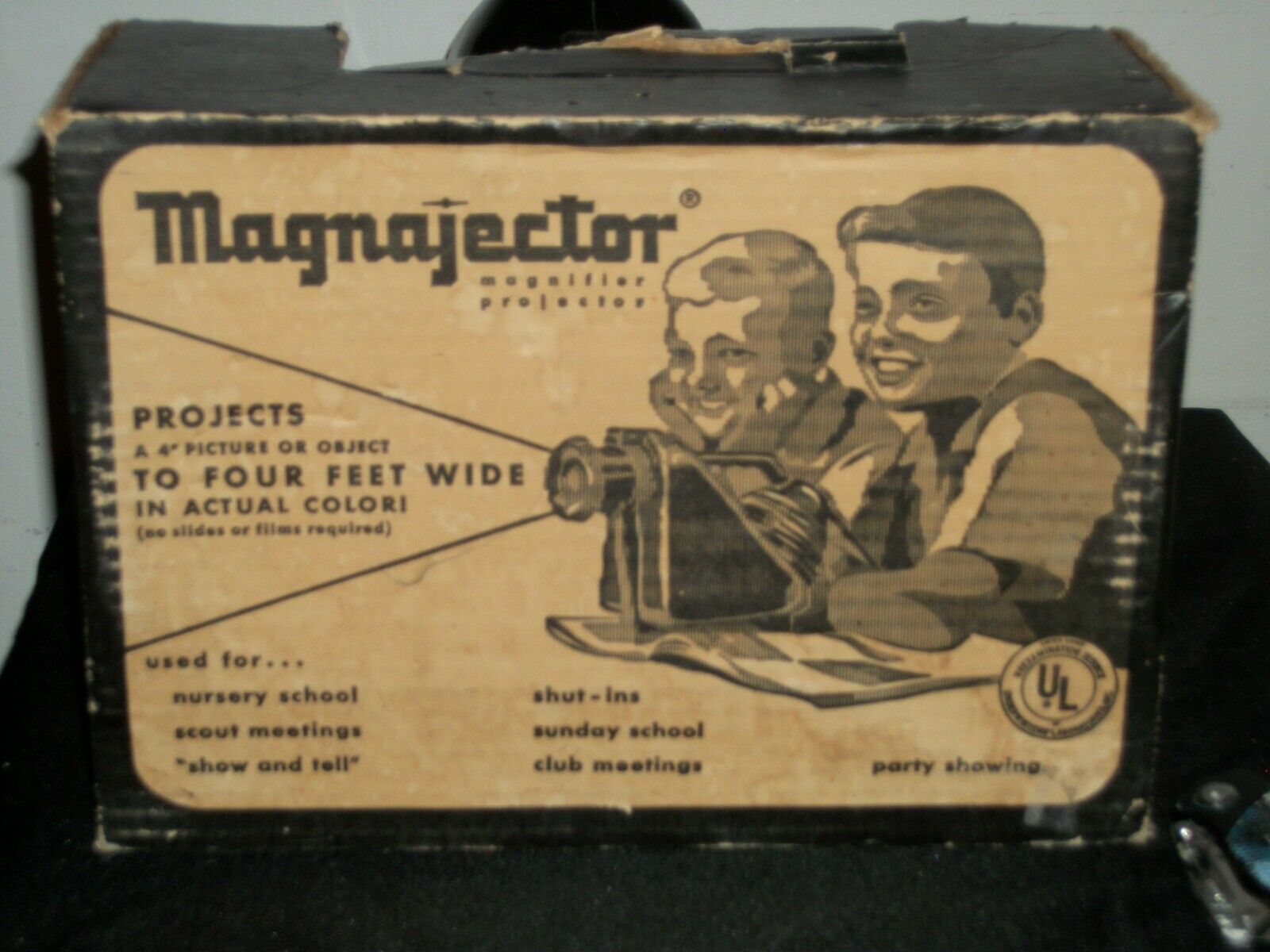 Magnajector Magnifier Projector 1962 Rainbow Crafts The Play Doh People With Box