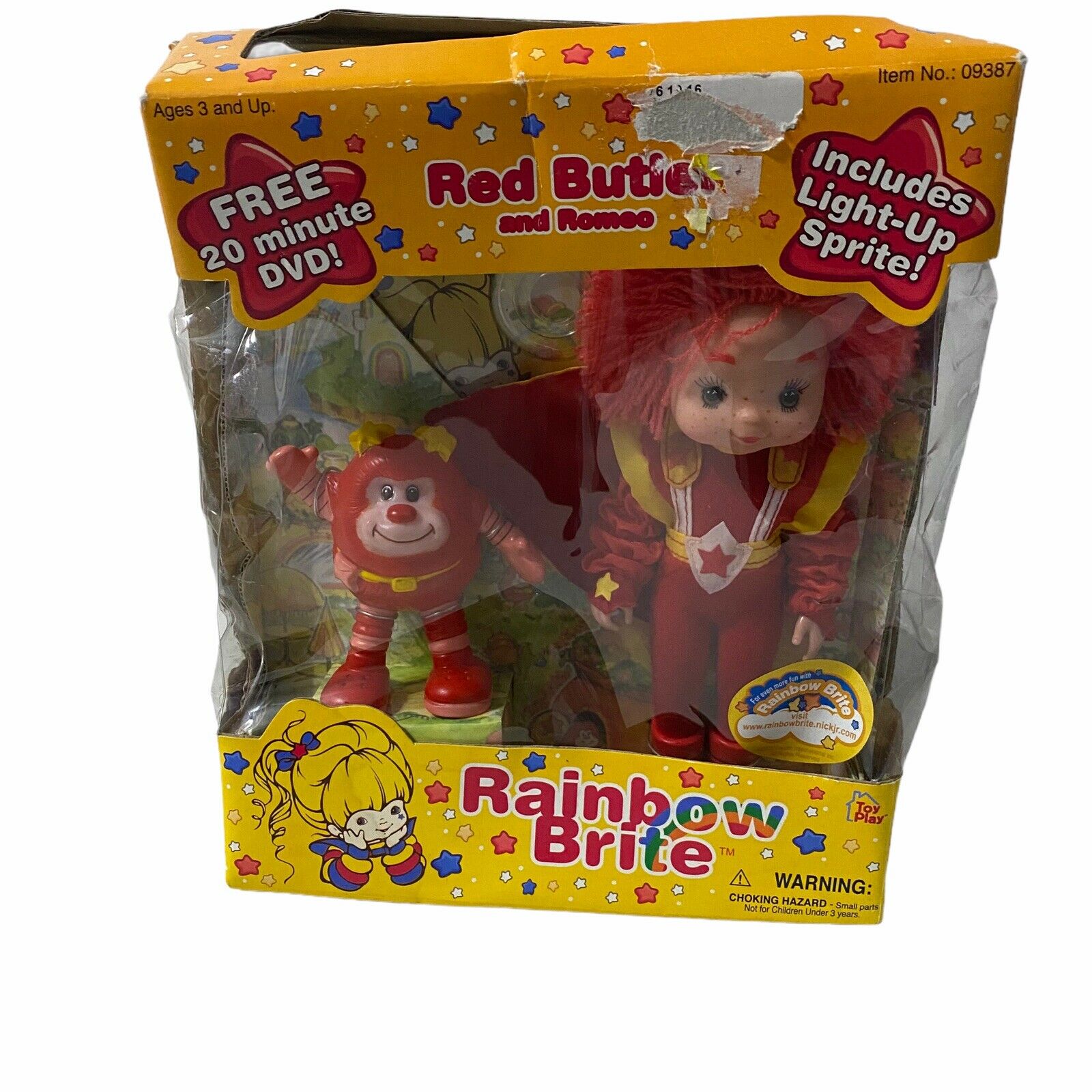 Rainbow Brite Red Butler And Romeo Toy Play 2003 Nib