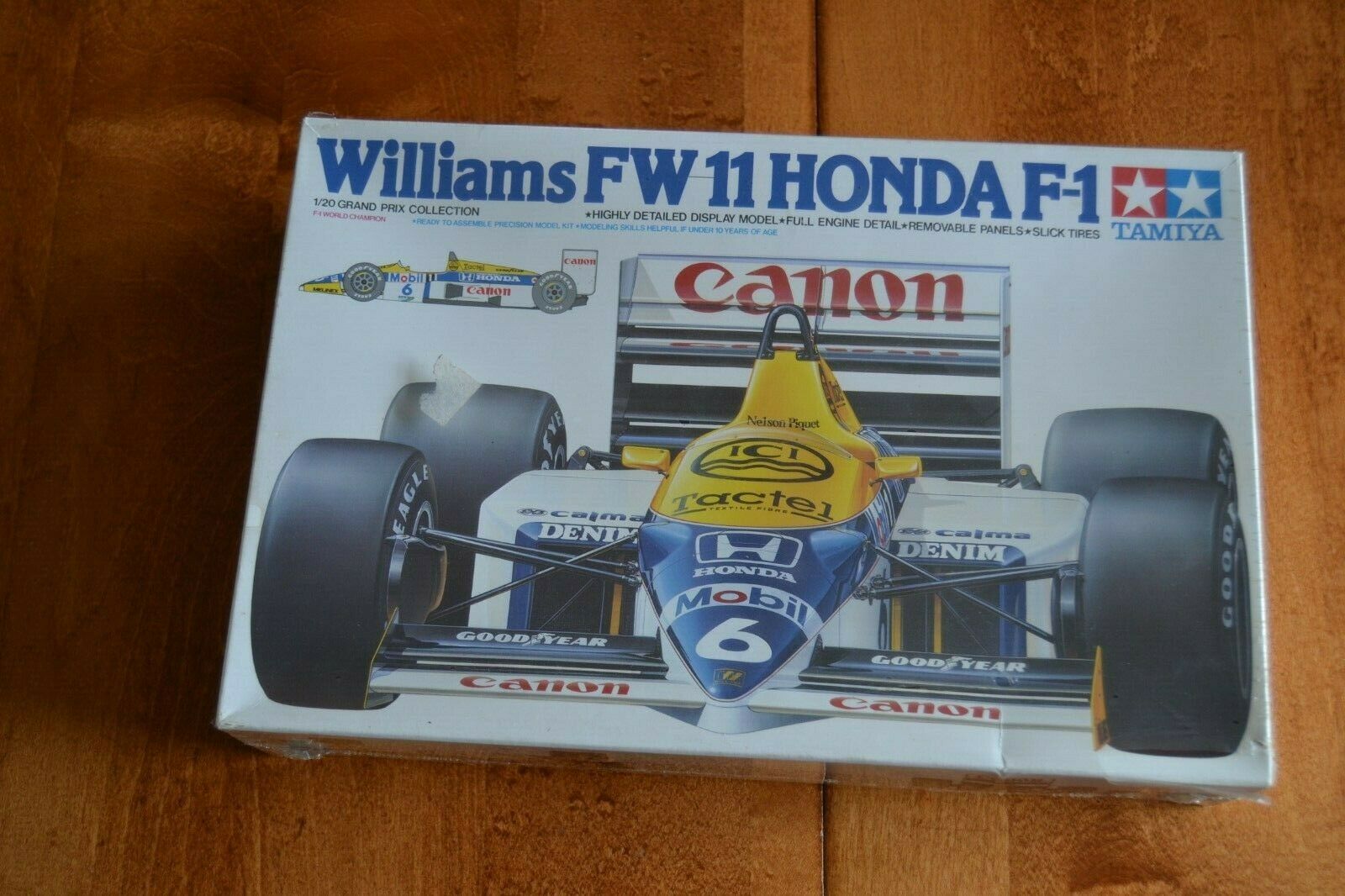 Tamiya 1/20 Williams Fw 11 Honda F-1 Kit No.2019 New In Sealed Box