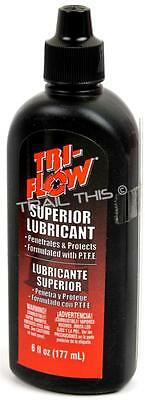 Tri-flow Superior 6oz Drip Bottle Bike Chain Lube Oil Penetrating Protects Ptfe