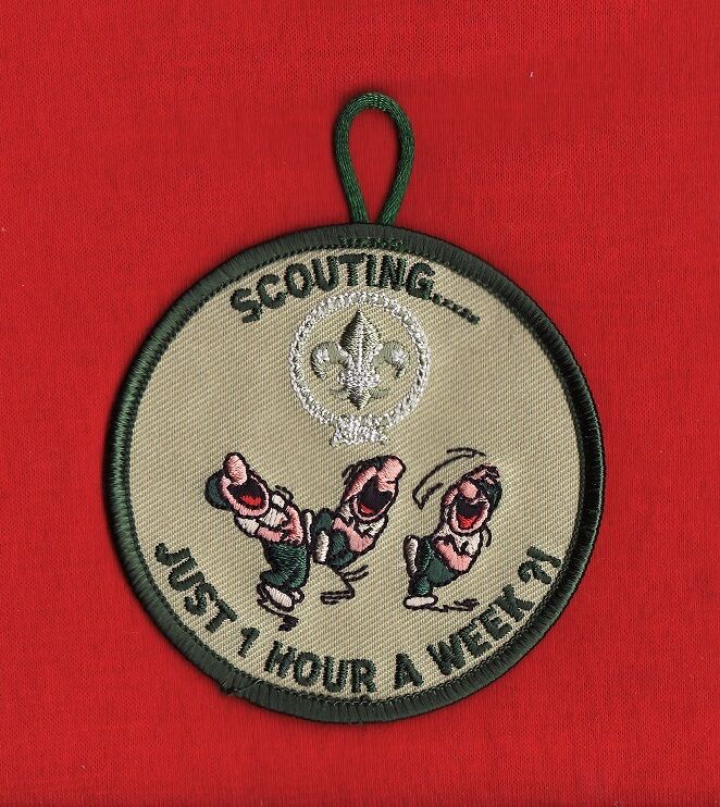 One Hour A Week Boy Cub Scout Scouts Patch Uniform World Scouting